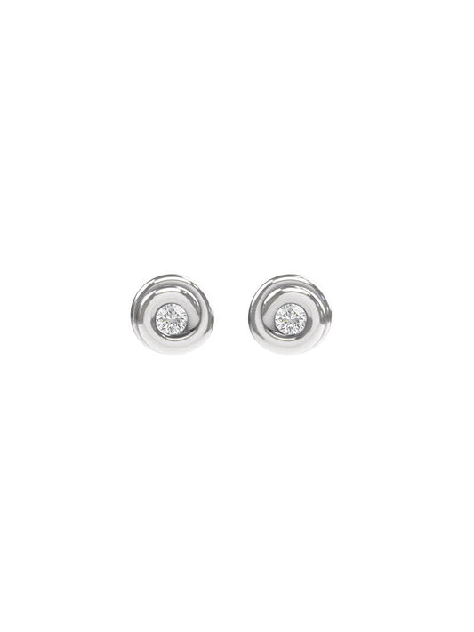 Boucles d'oreilles Mimo blanches